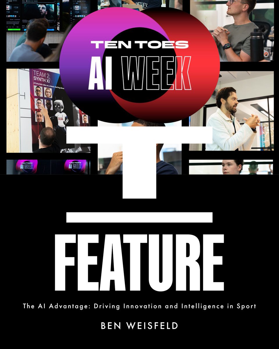AI is already transforming sport. From performance to fan engagement, monetisation and creativity, it’s reshaping how we think, work and deliver at Ten Toes. 

It’s not about replacing people, but empowering them.

Full article from <a href="/benweisfeld/">Ben Weisfeld</a>: tentoesmedia.com/latest/the-ai-…