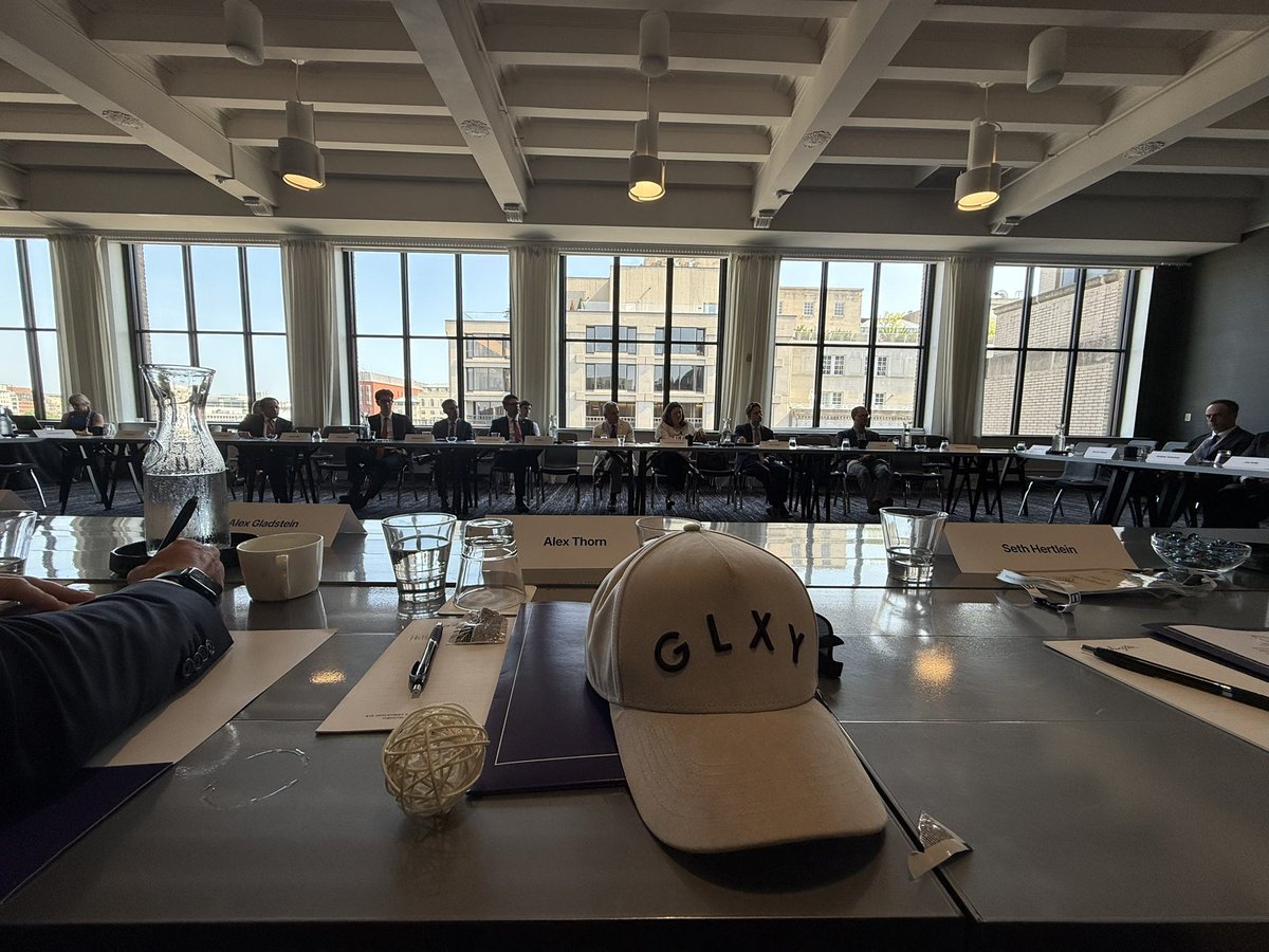 next to the treasury department charting the future of bitcoin policy with  the fellas