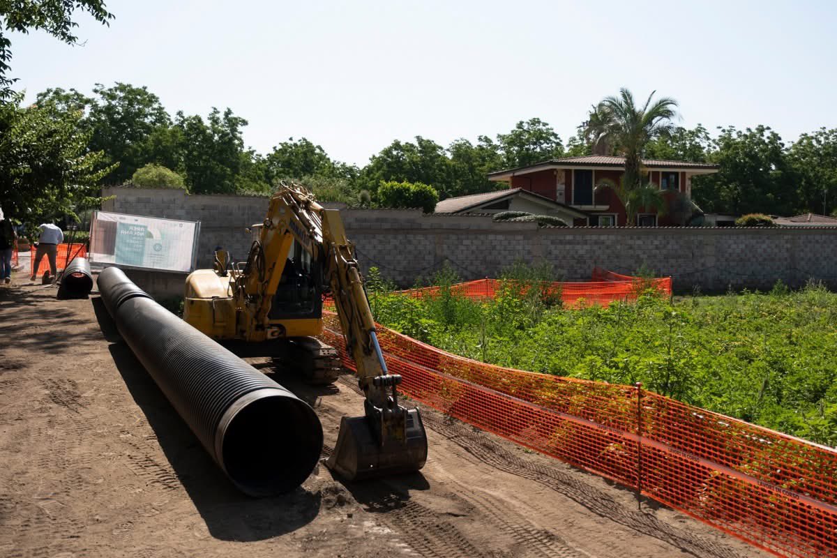Comune di Cicciano: 
partono i lavori per il rifacimento del collettore emissario a servizio della rete fognaria comunale.