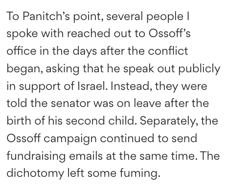 🚨Jon Ossoff was MIA after the antisemitic terrorist attack in Colorado—and Jewish Georgians who tried reaching his office were stonewalled.

Ossoff's team "continued to send fundraising emails at the same time."

#GASen