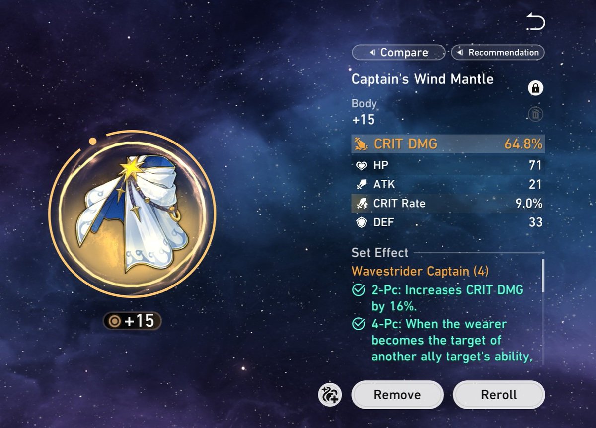 The relic RNG decided to actually bless me (the planar ornaments are about to be abysmal)