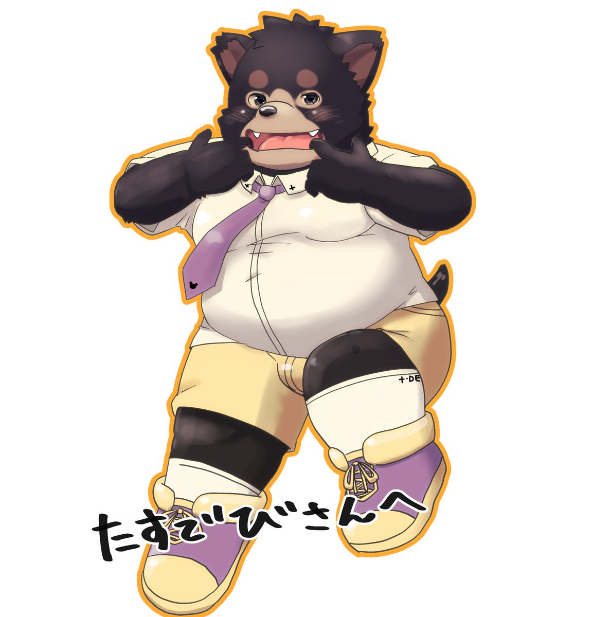 plusdvl's tweet image. ひとなたろうさんに描いていただきました！！！！！！！！！！！！