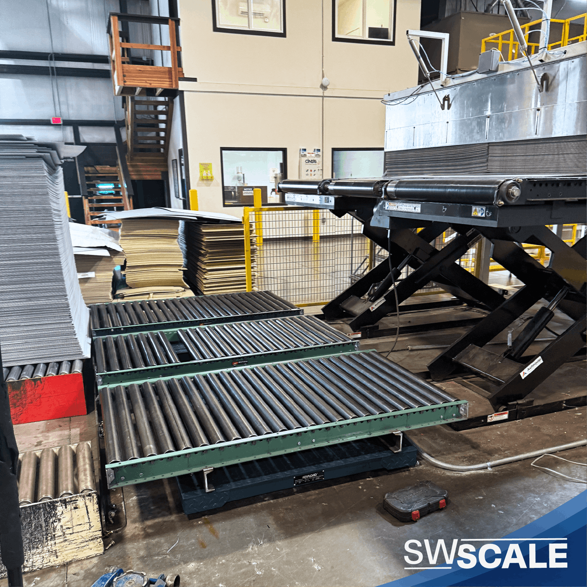 SWSCALE's tweet photo. Big things happening in the Phoenix, AZ Metro area! 🏭 

Our team is supporting this massive new plastic sheet production line with system weight integration and communication. This is one of the largest lines of its kind, shipped in all the way from Europe after two years of engineering and build time. 

Right now, we're on-site helping to fine-tune the weighing and data flow systems that will help drive production and quality control!

Projects like this are a great reminder that no matter the size or scale of the operation (see what we did there? 😏), SWSCALE is ready to deliver the technology and service needed to keep ANY type of operation moving and grooving.

https://t.co/79SdTVsMTS ⚙️

#IndustrialScales #Automation #WeighingSystems #ScaleService #WeighingSolutions #MaterialHandling #ScaleIntegration #ManufacturingTechnology #ProcessControl #Arizona #Phoenix #Colorado #Loveland #Denver #Texas #FortWorth #Dallas #DallasTX #FortWorthTX #DFW #Scales #Scale #BigBoldBlue #EverythingGetsWeighed #SWSCALE #SouthwesternScaleCo