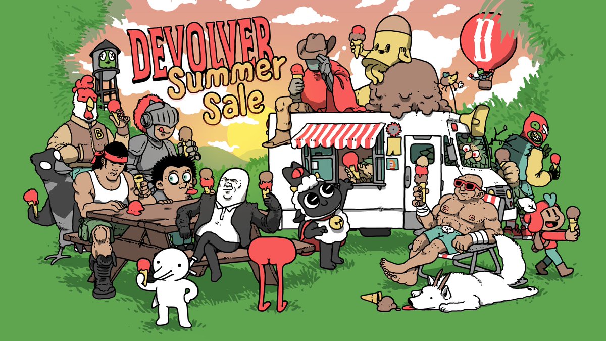 The Devolver Summer Sale is live on Steam! 💸

Get your next favorite back catalog game you won't play for three months at prices so unbelievably low you're feel guilty for even buying them.