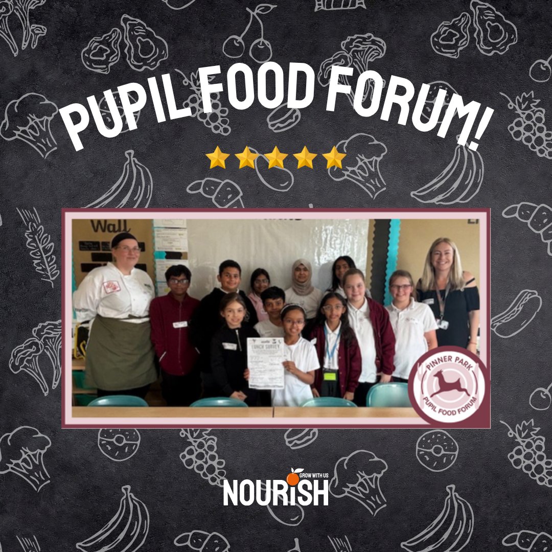 Nourish (@nourishcontract) on Twitter photo Our first Pupil Food Forum at <a href="/PinnerParkSch/">Pinner Park Primary School</a> was a hit! π½οΈβ¨
From pizza faves to clever ideas for cutting food waste, these young foodies had brilliant feedback for our Nourish team. Big shoutout to Chef Katie and the crew - exciting changes are on the way! π
#nourish Our first Pupil Food Forum at <a href="/PinnerParkSch/">Pinner Park Primary School</a> was a hit! π½οΈβ¨
From pizza faves to clever ideas for cutting food waste, these young foodies had brilliant feedback for our Nourish team. Big shoutout to Chef Katie and the crew - exciting changes are on the way! π
#nourish