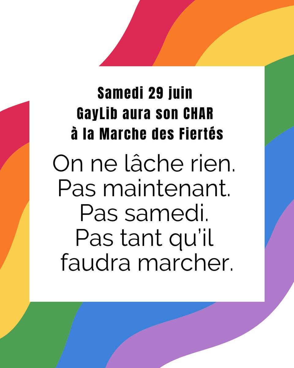 #MarcheDesFiertes
Malgré les polémiques, les tentatives de récupération et les affiches... Samedi, nous MARCHERONS !