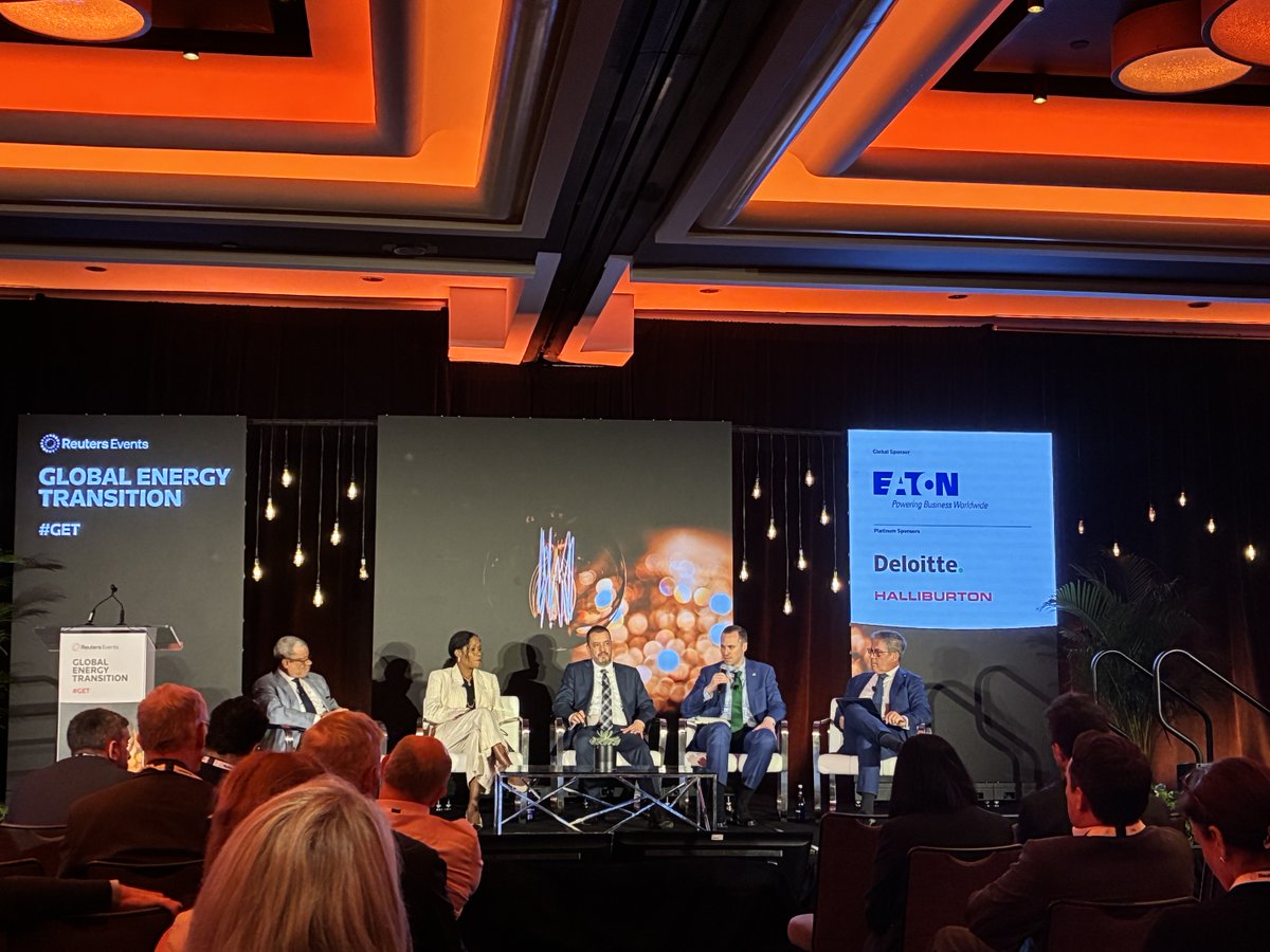 Avangrid's tweet image. Thanks to @Reuters Events for hosting the Global #Energy Transition 2025 conference this week in NYC. Our CFO Justin Lagasse joined other leaders on the panel, “At the Forefront: Energy Leadership in the Age of Intelligence,” discussing #AI, #innovation, resilience & more.