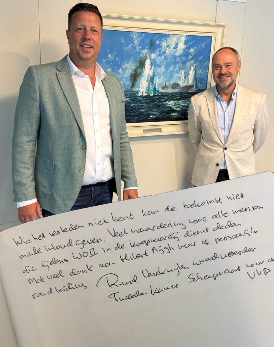 1939_1946WO2's tweet image. Vandaag bezocht Tweede kamer lid @RuudVerkuijlen (VVD) onze expositie Varen voor Vrijheid. Sinds deze week is hij binnen I&amp;amp;W woordvoerder Scheepvaart. Prachtig dat hij in die rol meteen grote belangstelling toonde voor een indrukwekkend stuk maritieme geschiedenis.