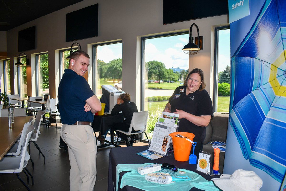 Danis (@danisbuilds) on Twitter photo We had the pleasure of welcoming our partners from <a href="/KetteringHealth/">Kettering Health</a> for an educational session focused on sun safety and skin cancer prevention. Thanks to Kettering Health for the valuable knowledge and tools to stay proactive about skin health!
#SunSafety #SkinCancerPrevention We had the pleasure of welcoming our partners from <a href="/KetteringHealth/">Kettering Health</a> for an educational session focused on sun safety and skin cancer prevention. Thanks to Kettering Health for the valuable knowledge and tools to stay proactive about skin health!
#SunSafety #SkinCancerPrevention