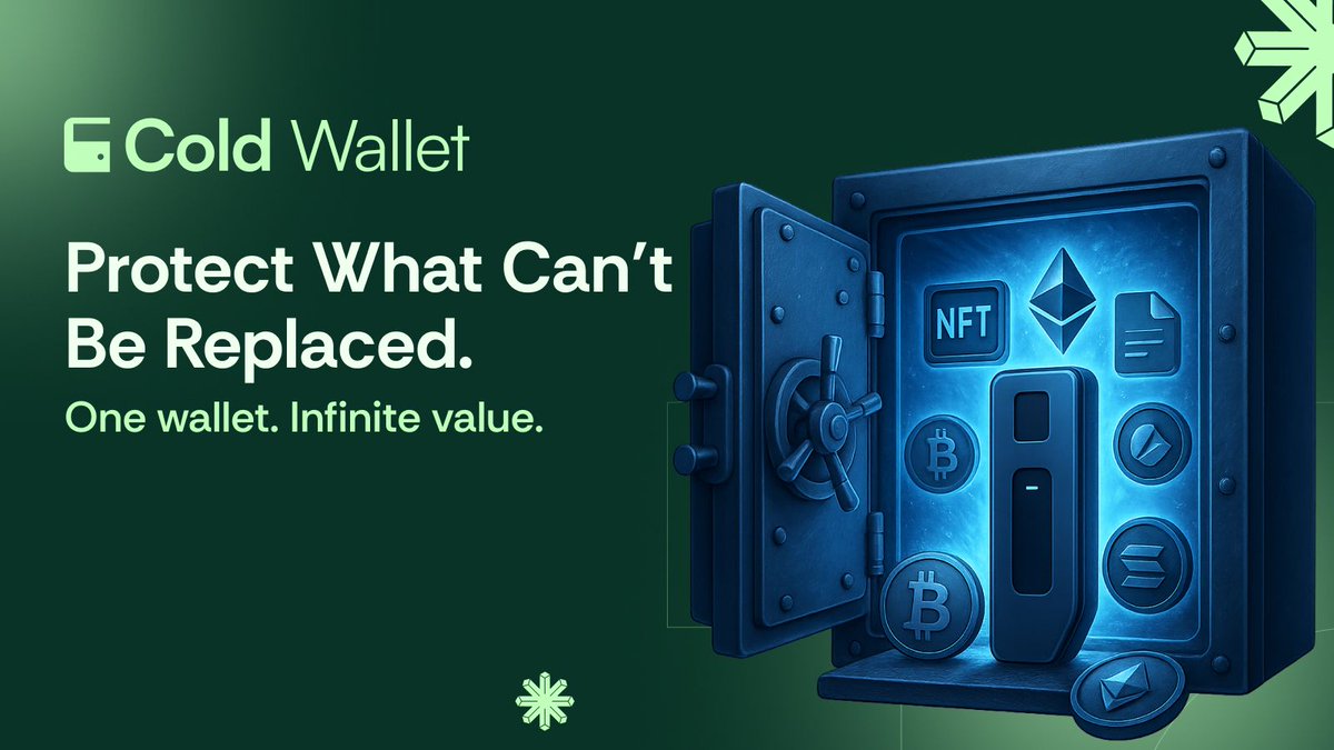 ColdWalletToken's tweet photo. 💎 Protect What Can’t Be Replaced with Cold Wallet! 💎 

One wallet, infinite value. Secure yours.🔒 

https://t.co/6nIMyCgatX

#ColdWallet #CryptoSecurity #DigitalAssets #Blockchain https://t.co/ktuPZYZweT
