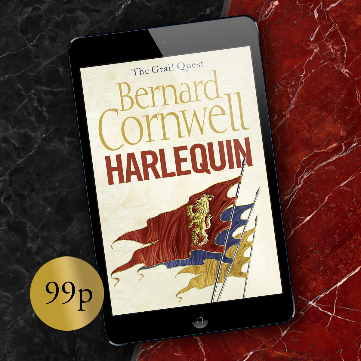 One archer. One quest. One incredible adventure. 🏹

Journey to medieval England in Harlequin, the explosive start to Bernard Cornwell’s beloved Grail Quest series.

⚔️ 99p TODAY ONLY ⚔️ tinyurl.com/apn3zmtj

#KindleDailyDeal #HistoricalFiction #SundayReads