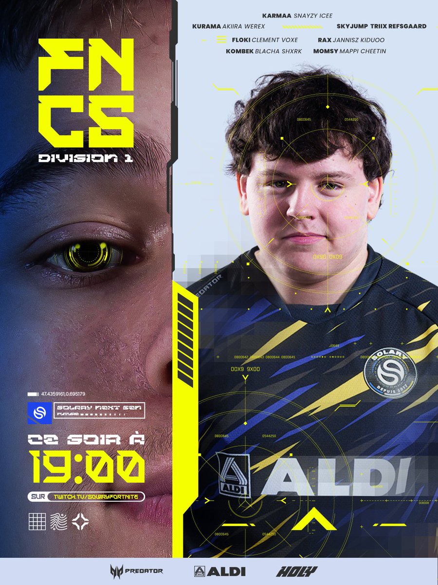 Solary (@solarytv) on Twitter photo Cette semaine on va chercher le 8 sur 8 ✅
🇵🇱 <a href="/kombekfn/">Solary kombek</a> - Top 8
🇫🇷 <a href="/MomsyFN/">Solary Momsy 💫☄️</a> - Top 12
🇫🇷🇩🇰 @Skyjumpftn & <a href="/triixftn/">Solary Triix</a> & <a href="/Refsgaaard/">Refsgaard</a> - Top 13
🇫🇷 <a href="/Flokito_/">SLY Floki</a> - Top 44
🇫🇷 <a href="/FtnKurama/">SLY Kurama</a> - Top 45
🇮🇹 <a href="/fnrax1/">SLY Rax</a> - Top 84
🇫🇷 <a href="/karmaaftn/">Solary Karmaa 🏝️</a> - Top 109
🟨 twitch.tv/SolaryFortnite
🟦 19H00 - #SLYWIN Cette semaine on va chercher le 8 sur 8 ✅
🇵🇱 <a href="/kombekfn/">Solary kombek</a> - Top 8
🇫🇷 <a href="/MomsyFN/">Solary Momsy 💫☄️</a> - Top 12
🇫🇷🇩🇰 @Skyjumpftn & <a href="/triixftn/">Solary Triix</a> & <a href="/Refsgaaard/">Refsgaard</a> - Top 13
🇫🇷 <a href="/Flokito_/">SLY Floki</a> - Top 44
🇫🇷 <a href="/FtnKurama/">SLY Kurama</a> - Top 45
🇮🇹 <a href="/fnrax1/">SLY Rax</a> - Top 84
🇫🇷 <a href="/karmaaftn/">Solary Karmaa 🏝️</a> - Top 109
🟨 twitch.tv/SolaryFortnite
🟦 19H00 - #SLYWIN