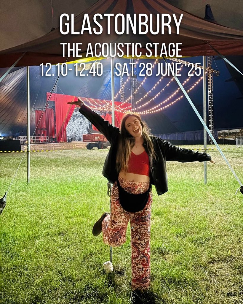 Lorraine Nash (@lorrainemnash) on Twitter photo I found my stage and she’s a beauty 🎪
Slightly lost for words that I’ll be setting foot on the Acoustic Stage this Saturday at 12.10, come on down to celebrate my <a href="/glastonbury/">Glastonbury Festival</a> debut with me ✨✨✨✨
📸 <a href="/SuzanneDoyleSDC/">Suzanne Doyle</a> I found my stage and she’s a beauty 🎪
Slightly lost for words that I’ll be setting foot on the Acoustic Stage this Saturday at 12.10, come on down to celebrate my <a href="/glastonbury/">Glastonbury Festival</a> debut with me ✨✨✨✨
📸 <a href="/SuzanneDoyleSDC/">Suzanne Doyle</a>