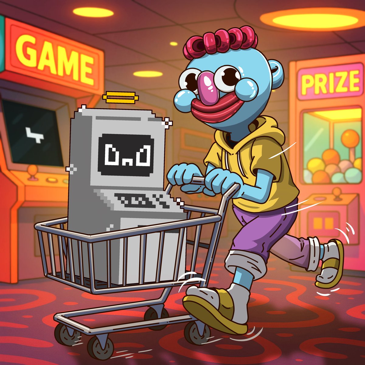 Printing $DOG &amp; $ZBIT wasn’t enough? 

BTC Machines holders have now been selected for an exclusive $BBALLS airdrop.

@FattyBBALLS didn’t launch a token. He launched a pressure test.

Oily purity. Game loops. Memetic inflation.

$BBALLS powers Fatty Blue Balls, the first