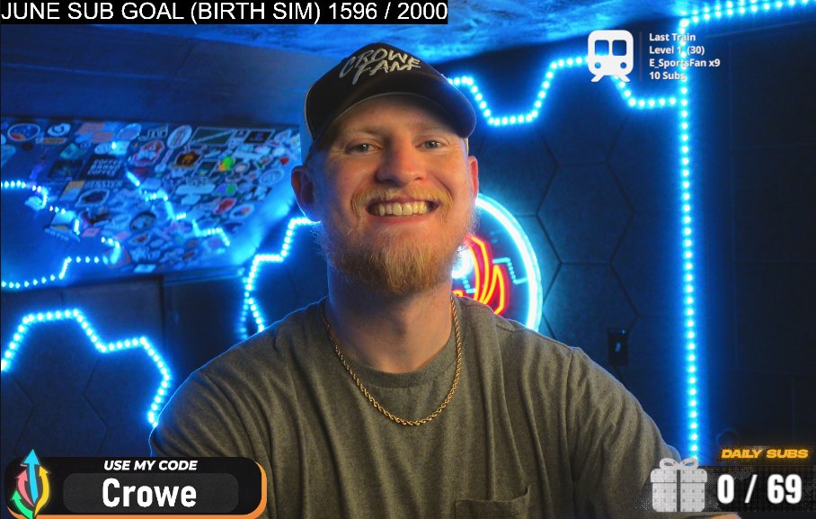 ill be live ALL day!

come say hi, I miss ya!

Kick.com/crowegamingg