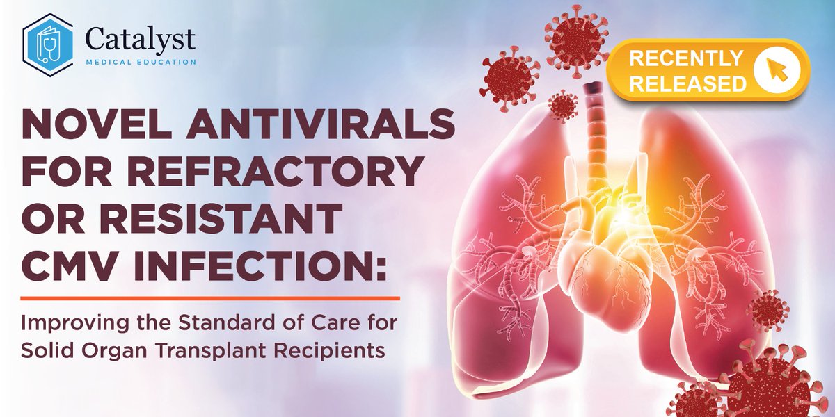 This activity includes engaging conversation focused on novel #antivirals for refractory or resistant #CMVinfection. Explore groundbreaking research in antiviral therapy and examine the latest strategies for challenging CMV cases. Earn #CME: nexusmedx.com/courses/207 #CatalystMedEd