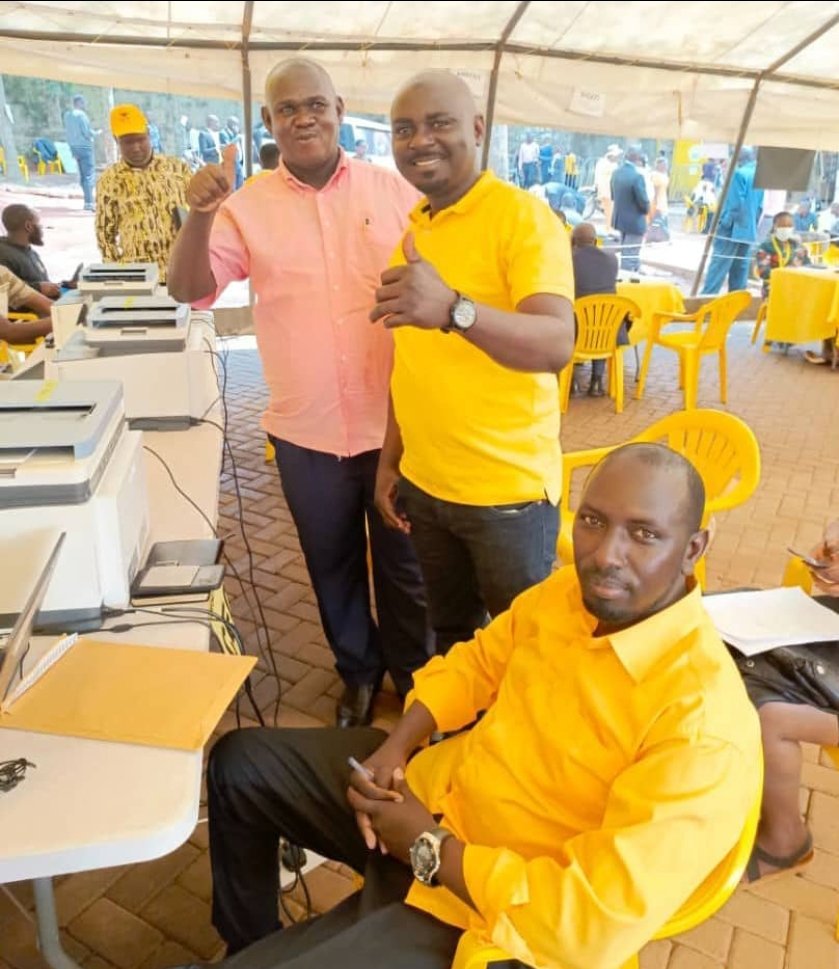 Musa Rwamigoye (@rwamigoyem) on Twitter photo Breaking News.
Today, Chairman of <a href="/OfRwabwogo/">Disciples Of Odrek Rwabwogo</a> , Mr <a href="/MugajuYosia256/">Yosia Mugaaju O</a> has expressed interest to contest for 1st National Vice Chairman <a href="/NRMOnline/">NRM Party</a> . Very ready to challenge #Moses Kigongo#.
<a href="/KagutaMuseveni/">Yoweri K Museveni</a> <a href="/Thomas_Tayebwa/">Thomas Tayebwa</a> <a href="/TodwongR/">Todwong Richard</a> <a href="/Parliament_Ug/">Parliament of Uganda</a> <a href="/nbstv/">NBS Television</a> <a href="/ntvuganda/">NTV UGANDA</a> <a href="/StateHouseUg/">State House Uganda</a> . Breaking News.
Today, Chairman of <a href="/OfRwabwogo/">Disciples Of Odrek Rwabwogo</a> , Mr <a href="/MugajuYosia256/">Yosia Mugaaju O</a> has expressed interest to contest for 1st National Vice Chairman <a href="/NRMOnline/">NRM Party</a> . Very ready to challenge #Moses Kigongo#.
<a href="/KagutaMuseveni/">Yoweri K Museveni</a> <a href="/Thomas_Tayebwa/">Thomas Tayebwa</a> <a href="/TodwongR/">Todwong Richard</a> <a href="/Parliament_Ug/">Parliament of Uganda</a> <a href="/nbstv/">NBS Television</a> <a href="/ntvuganda/">NTV UGANDA</a> <a href="/StateHouseUg/">State House Uganda</a> .