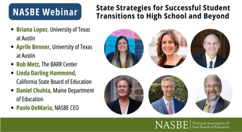 We’re grateful to NASBE for the chance to join a powerful conversation on how state leaders can better support ninth graders during this critical transition. Thanks to all the panelists for sharing insights that put students first. 📚💫 #StudentSuccess