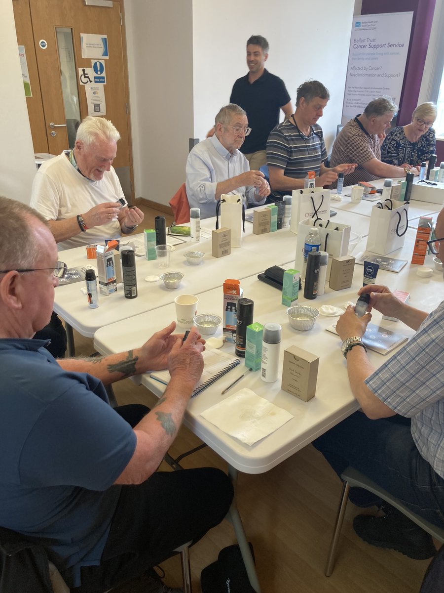 BTCancerSupport's tweet photo. A big thank you to @lgfbuk for hosting a Men’s Wellbeing Workshop. It was an event focused on self care, support and strength. A heartfelt thank you to everyone who joined us! @BelfastTrust #menshealth #belfasttrustcancersupport #lookgoodfeelbetter https://t.co/qrMb7tDVll