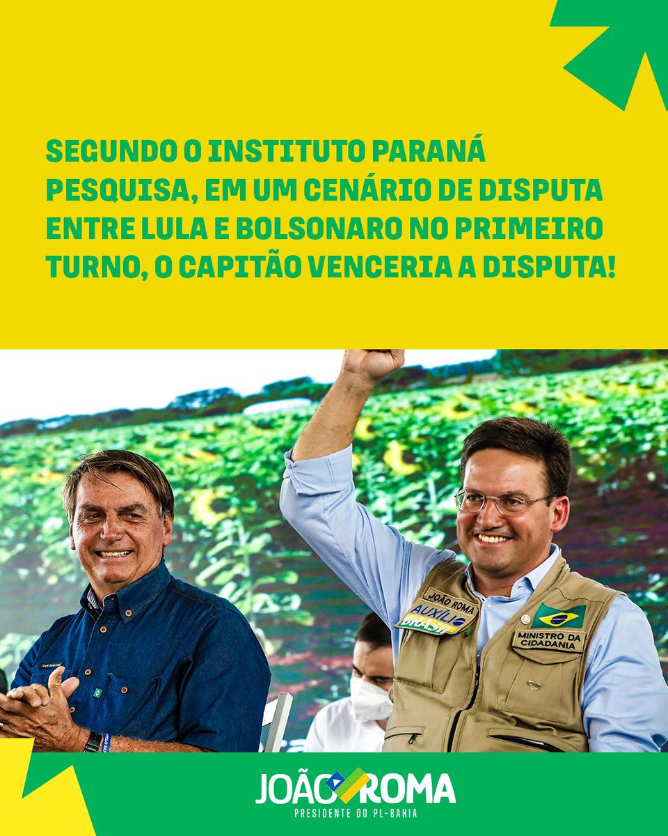 A pesquisa mais legítima é a resposta do povo por onde o capitão passa e é recebido com carinho, esperança e torcida, mas, tem gente que precisa de estatística e quantitativo para entender. Então, tá aí! É a voz da soberania popular!