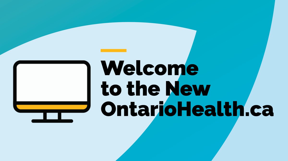 Ontario Health (@ontariohealthoh) on Twitter photo 🎉 Our new website is live!  OntarioHealth.ca has been redesigned to better connect care, coordinate services & support our partners across the province. Check it out: ontariohealth.ca  #onhealth #healthcare #digitalhealth 🎉 Our new website is live!  OntarioHealth.ca has been redesigned to better connect care, coordinate services & support our partners across the province. Check it out: ontariohealth.ca  #onhealth #healthcare #digitalhealth