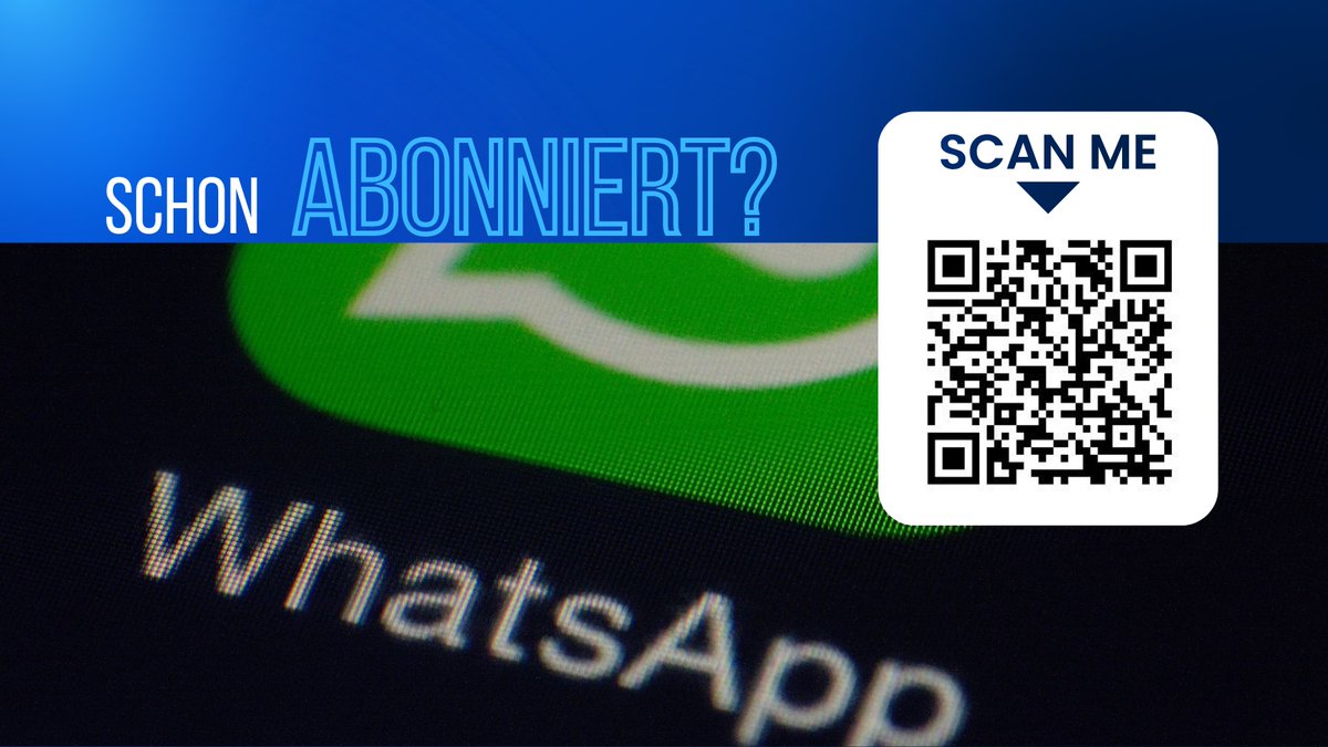 Hallo #Westpfalz! Kennt ihr eigentlich schon unseren WhatsApp-Channel? Unter s.rlp.de/whatsapp-westp… könnt ihr unsere Meldungen abonnieren. Aktiviert die Glocke 🔔 um keine Info zu verpassen.