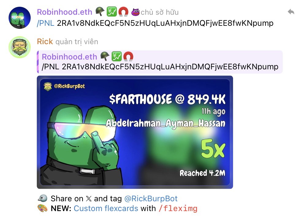 #FARTHOUSE 5X in " Robinhood Cabal "  

2RA1v8NdkEQcF5N5zHUqLuAHxjnDMQFjwEE8fwKNpump