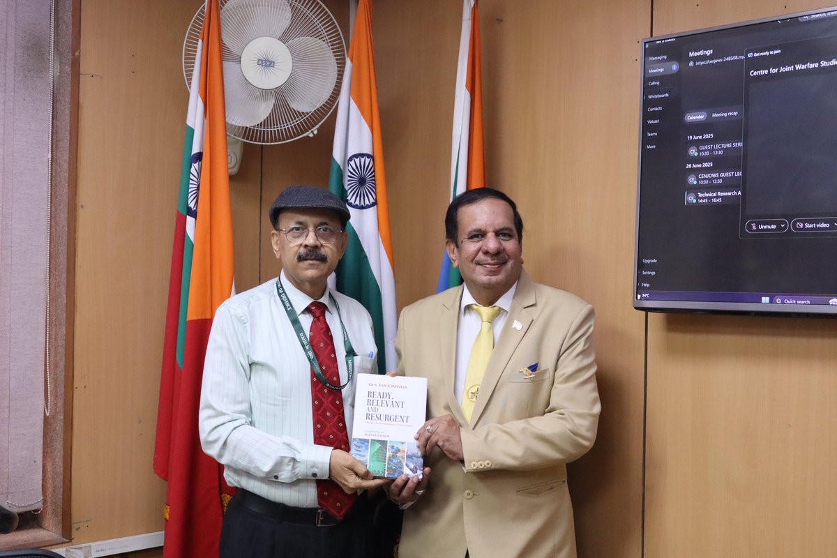 #CENJOWS_Guest_Lecture_Series

CENJOWS conducted an enlightening Guest Lecture on the "Notion of Victory in the 21st century Warfare" by Lt Gen Ashok Bhim Shivane, PVSM, AVSM, VSM (Retd). The lecture offered valuable perspectives on how true victory today lies in achieving