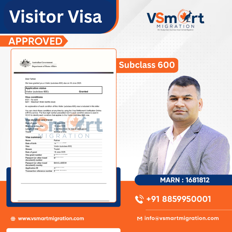 vsmartmigration's tweet photo. 𝐓𝐎𝐔𝐑𝐈𝐒𝐓 𝐕𝐈𝐒𝐀 𝐆𝐑𝐀𝐍𝐓𝐄𝐃 – 𝐁𝐀𝐍𝐆𝐋𝐀𝐃𝐄𝐒𝐇𝐈 𝐍𝐀𝐓𝐈𝐎𝐍𝐀𝐋 (𝟐𝟗) 𝐒𝐓𝐔𝐃𝐘𝐈𝐍𝐆 𝐈𝐍 𝐌𝐀𝐋𝐀𝐘𝐒𝐈𝐀

Another proud success story by 𝐕𝐒𝐦𝐚𝐫𝐭 𝐌𝐢𝐠𝐫𝐚𝐭𝐢𝐨𝐧 𝐒𝐞𝐫𝐯𝐢𝐜𝐞𝐬

🌐 https://t.co/It6Nxlwkiw
#VisaSuccess #BangladeshToAustralia #Vsmart https://t.co/WU0mkbVSzq