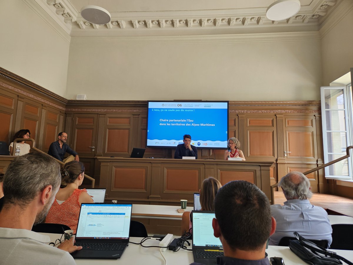 UT SEMIDE (@ut_semide) on Twitter photo ๐ง SEMIDE took part in the working group "Water in the Mid & High Country" on June 25 in Grasse, alongside <a href="/NiceMetropole/">Nice mรฉtropole </a>.
๐ Shared goals & actions were co-built with key local actors.
๐ฏ SEMIDE proposed solutions for runoff water retention.
#Water #ClimateAdaptation #SEMIDE ๐ง SEMIDE took part in the working group "Water in the Mid & High Country" on June 25 in Grasse, alongside <a href="/NiceMetropole/">Nice mรฉtropole </a>.
๐ Shared goals & actions were co-built with key local actors.
๐ฏ SEMIDE proposed solutions for runoff water retention.
#Water #ClimateAdaptation #SEMIDE