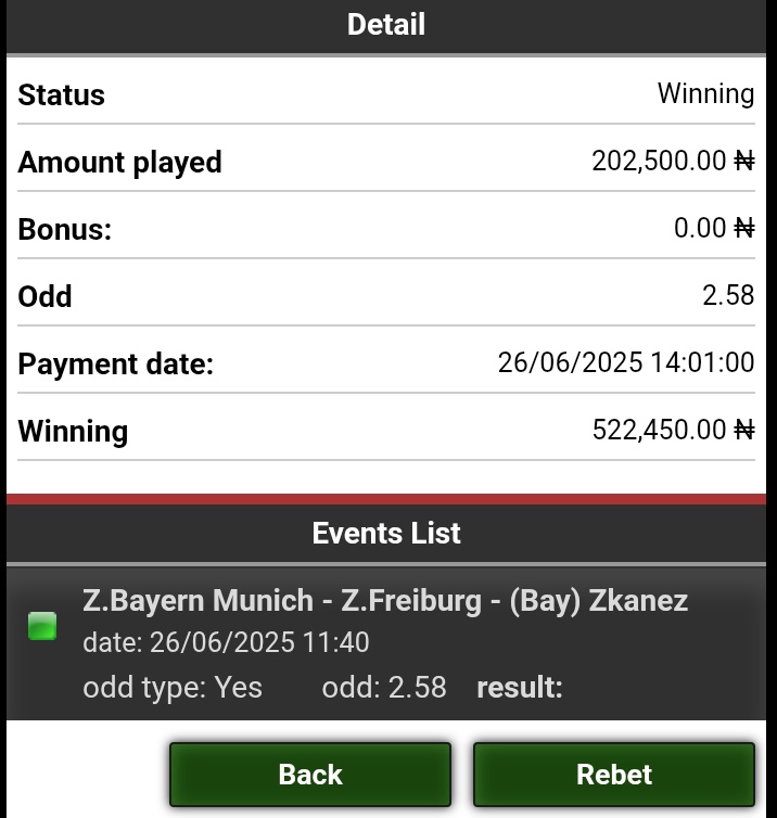 VIP game won successful 🖐️