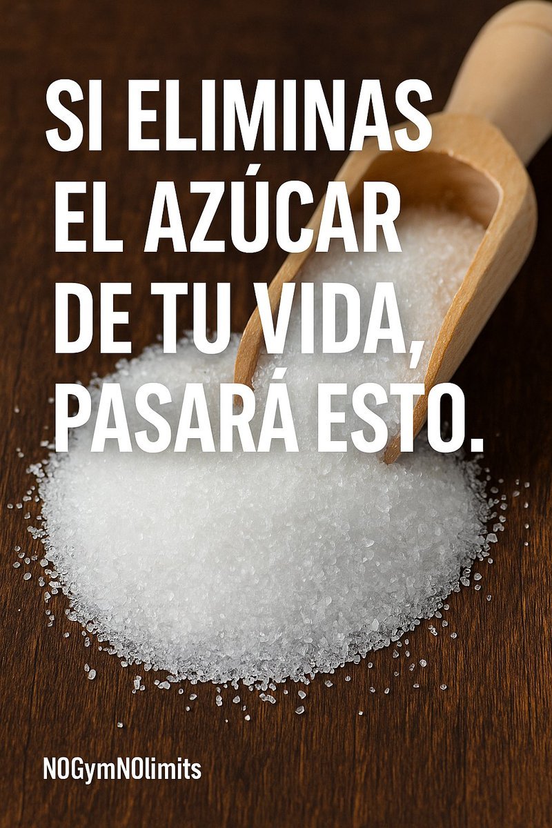 Si eliminas el azúcar de tu vida, esto es lo que pasa🧵👇🏼

1. Lo primero que pasa: TE IRRITAS.