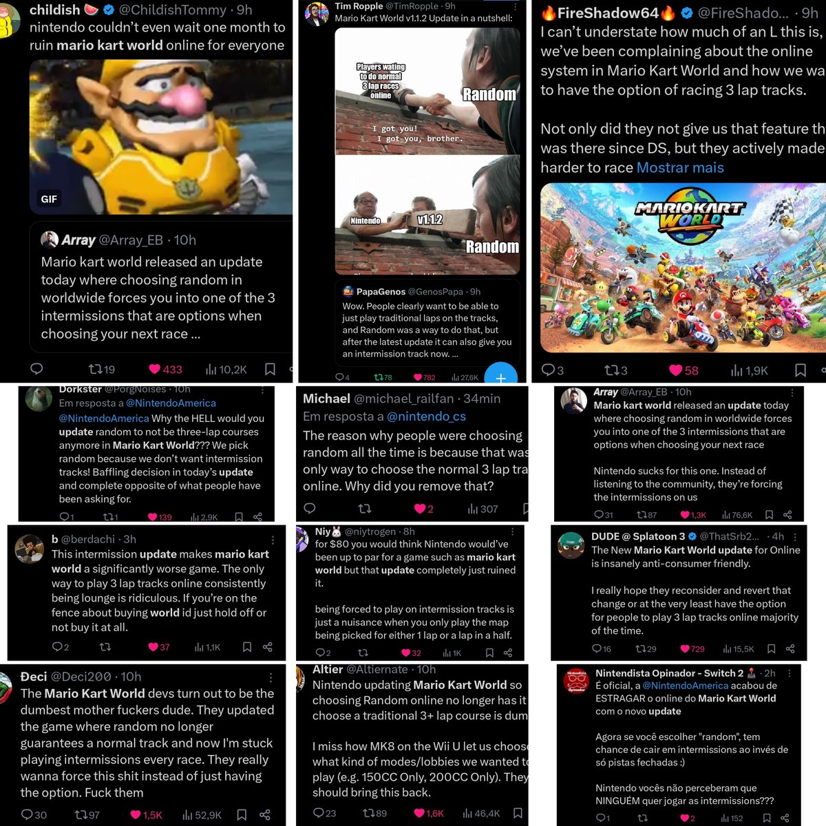 sousa_gif's tweet image. Nice, Nintendo.
Looks like everyone’s loving Mario Kart World’s new update.
