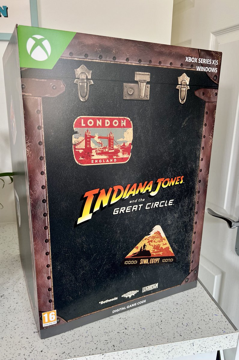 ‘It belongs in a museum!’

Decided to treat myself to a bit of fortune and glory today. 

<a href="/Bethesda_UK/">Bethesda UK</a> <a href="/BethesdaStudios/">Bethesda Game Studios</a> <a href="/IndianaJones/">Indiana Jones</a> 
#IndianaJonesAndTheGreatCircle #Bethesda
