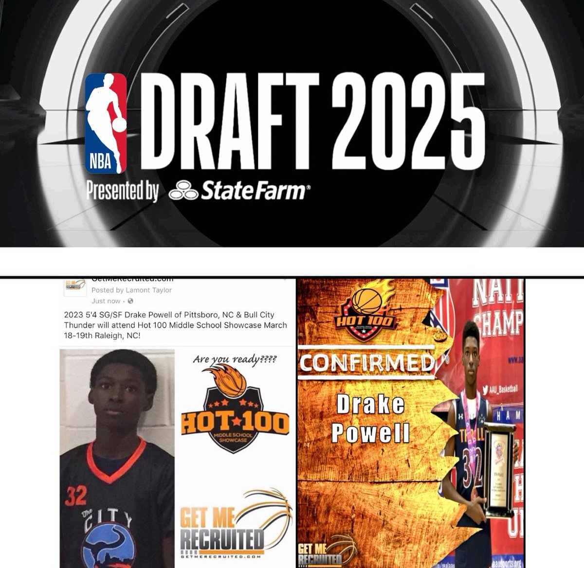 Congratulations to our guy GetMeRecruited alum Drake Powell on continuing the GMR streak of draft selections by being selected by the Brooklyn Nets in last night’s 2025 NBA Draft!!!
#AndAnotherOne #GMRHoops #GetMeRecruited
