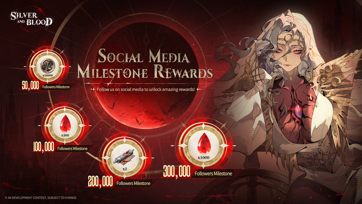 200,000 Followers Reached!

Use the Redeem Code below to claim your in-game rewards now! [Soli X50000, Moon Tear X300 and Soothing Embrace x2]

3D9EPF2222P
9742BM2222Q
VQY9TW2222R

Keep following our official social media! [ Moon Tear X1000] will unlock when we hit 300,000