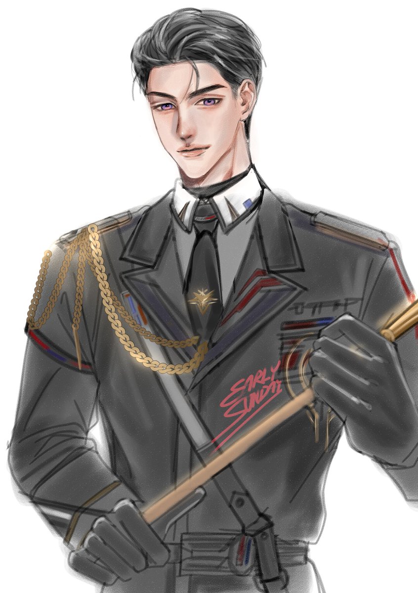 Sisiba48's tweet photo. Caleb 🎖️
/Commission 

#LoveandDeepspace 
#Caleb 
#loveanddeepspacefanart https://t.co/GSLyS61io1
