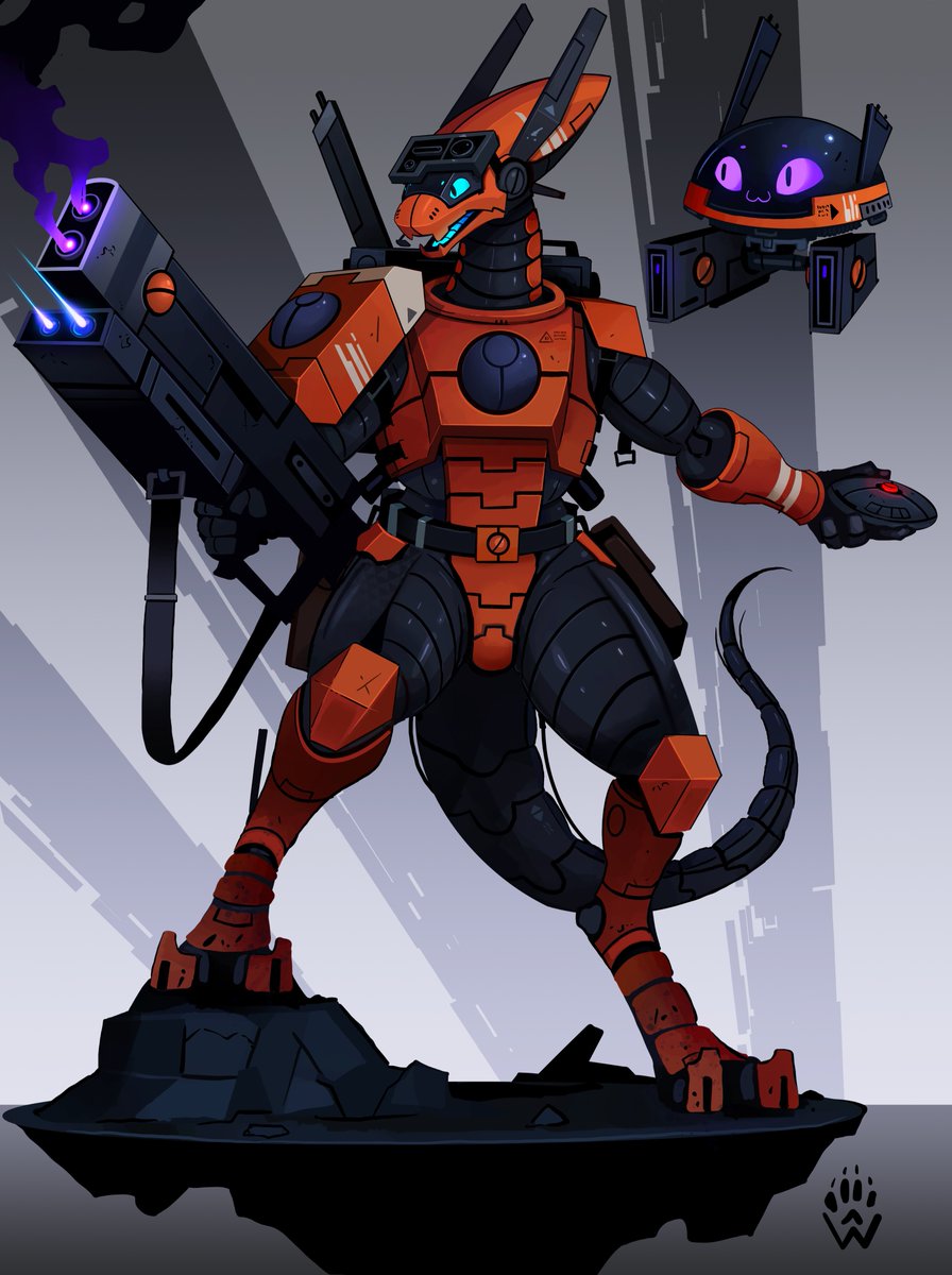 Synth Firewarrior Fireteam Leader

#conceptart #warhammer40k #synth