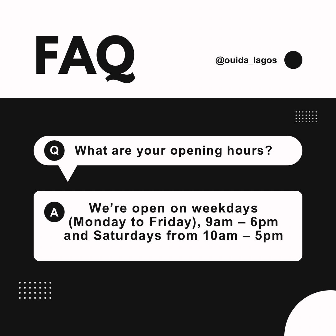 Ouida_Lagos's tweet photo. 🔴 We pulled together answers to some of your most common questions, just to make things easier👌🏾

More responses below ⬇️

#faq #ouidalagos #ouidalagosbookstore #bookstoresinlagos https://t.co/cybiamaJPY