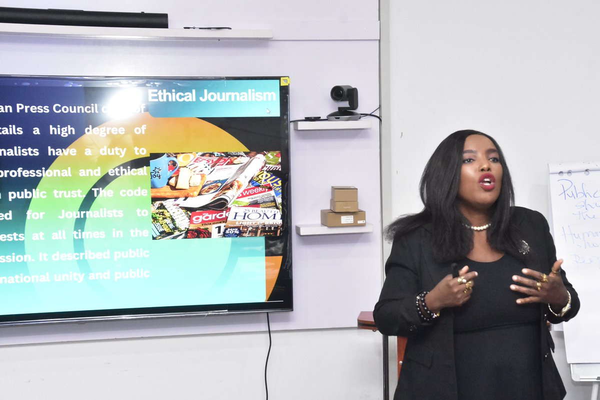 Daily_TrustF's tweet image. Barrister Mojirayo Ogunlana is taking journalists through Legal and Ethical Issues in Journalism