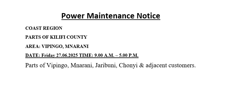 Kenya Power tweet media
