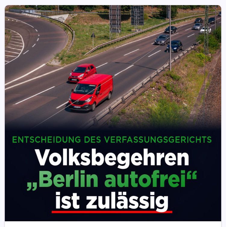 RainerVeth's tweet image. Ich lache mich kaputt, wenn die Hauptstädter Berlin zur „Autofreien Zone“ erklären.