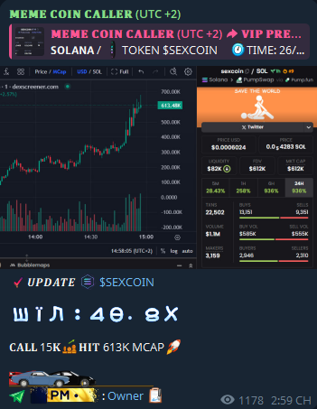 dolphincalled's tweet photo. 🪙 𝗦𝗢𝗟𝗔𝗡𝗔
#AURA #TOOFY #OBVIOUS #SNIBBU #ZENAI #YOU #OPAIUM #ROBOTAXI #XCHAT #NOBODY #GIGAMASK

TIME: 26/6/2025

#SEXCOIN
CA: EAs5pP5Auo79tvVNN1sWqeNf7Pu1XA88fbxvcyYapump

𝐂𝐀𝐋𝐋 15𝐊📈𝐇𝐈𝐓 613K

WIN 40.8X

FOLLOW TG: https://t.co/PTkIzpFb6Y
#Solana #memecoins https://t.co/gaNdNzlupb