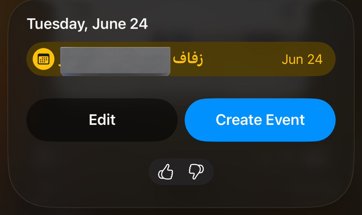 Osama11's tweet image. عند التقاط الشاشة في نظام iOS 26
اذا كان في مواعيد يقترح عليك إضافتها للتقويم واذ في ارقام هواتف يمكنك الاتصال مباشرة عليهم .
بالاضافة للبحث عن محتوى الصورة في قوقل او سؤال چات جي بي تي عن محتواها.
#iOS26Osama
من مزايا الذكاء الاصطناعي