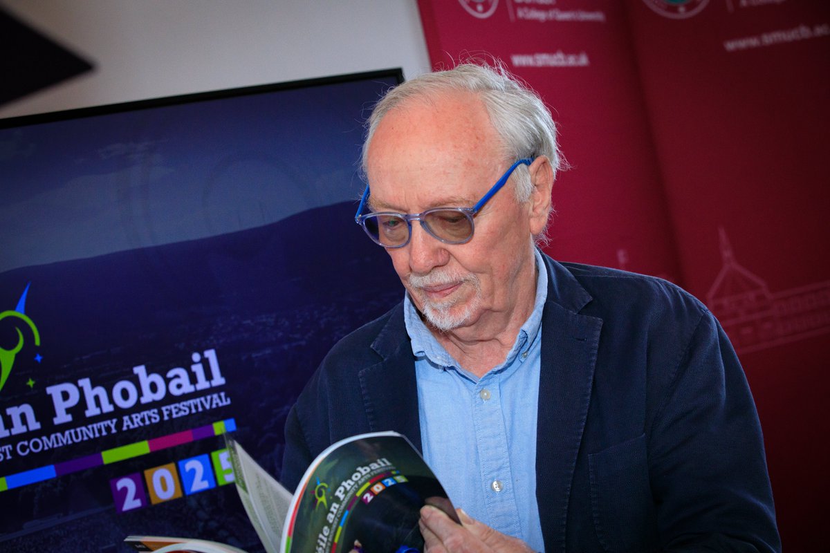 gerdcurley's tweet photo. It’s not every day you get to photograph an Oscar winner at work. Terry George — a true gent — captured at the launch of @FeileBelfast at @StMarys_Belfast.
#HotelRwanda #InTheNameofTheFather #TheShore
@TheAcademy https://t.co/r6FftVnhhw