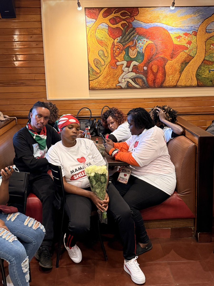 Politicians were allowed to lay flowers but parents whose kids were murdered couldn't move beyond Kimathi Street. God bless <a href="/javahouseafrica/">Java House ☕</a> who sheltered them until 7pm. The police had to stop teargassing and beating people for them to leave safely. Shame on you <a href="/kipmurkomen/">KIPCHUMBA MURKOMEN, E.G.H</a>!