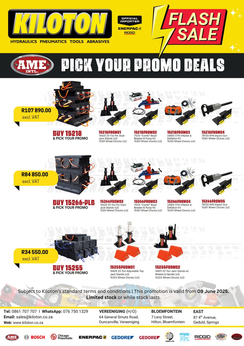Kiloton_Hyd's tweet image. Choose your PROMO today: In mining, construction, or any other industrial setting, stability is crucial. AME Cribbing Blocks deliver unmatched safety and support, built tough for the heaviest loads and the harshest conditions. 

#AMECribbingBlocks #AMEPromo #SafeSolutions