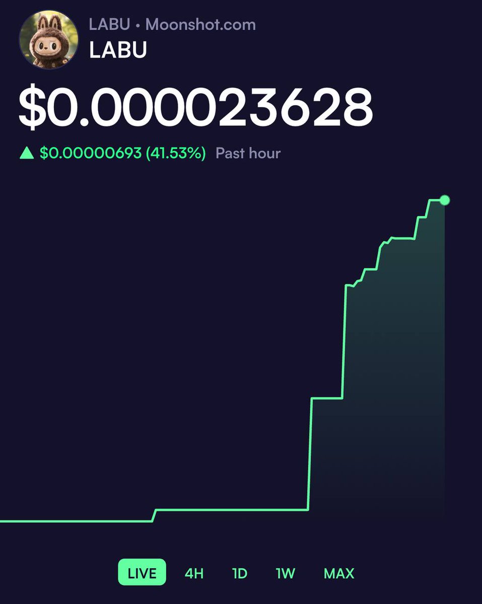 <a href="/CryptoEmdarks/">Crypto Emdarks 📈🚀</a> Today’s ticker? 
$LABU obviously !!! 
 
CA: DMPdUmQGPGe4ouzPojSNHCZsHAZzVFo6PtZchMgCKfq7

TG: t.me/+H4zQhCjZEKU0M… 

#labubu #memecoin #solana #launch #pumpfun