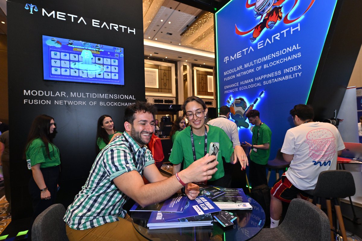 Meta Earth (@_metaearth_) on Twitter photo Thatโs a wrap on Day 1 at <a href="/IstanbulBlockWk/">Istanbul Blockchain Week</a>! ๐ฅ
Huge thanks to everyone who stopped by Booth 23 and connected with us. #IBW2025
Didnโt make it today? No worries, swing by tomorrow and explore how #MetaEarth is bridging digital assets with real-world utility through the Thatโs a wrap on Day 1 at <a href="/IstanbulBlockWk/">Istanbul Blockchain Week</a>! ๐ฅ
Huge thanks to everyone who stopped by Booth 23 and connected with us. #IBW2025
Didnโt make it today? No worries, swing by tomorrow and explore how #MetaEarth is bridging digital assets with real-world utility through the
