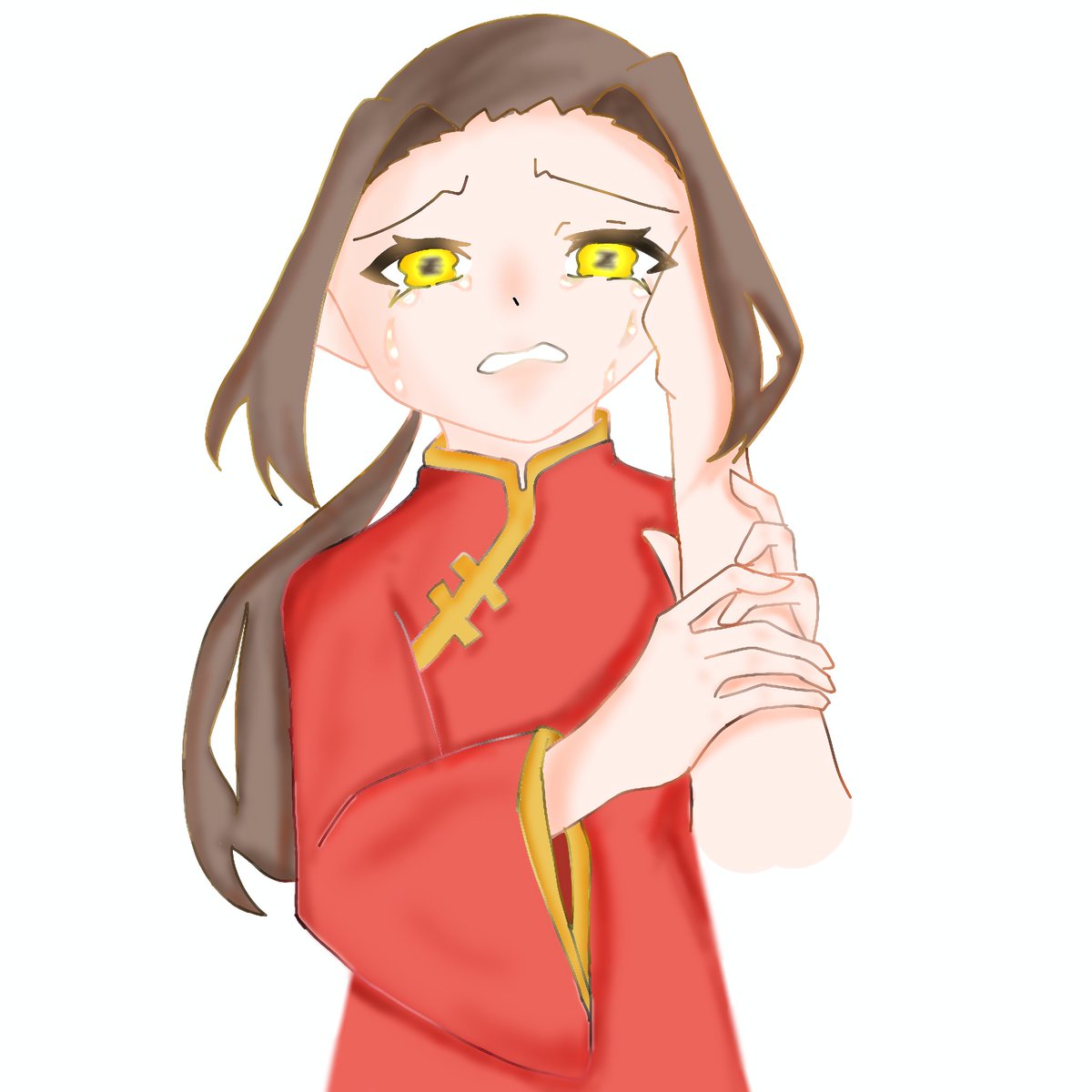 テスト期間なのに耀さんの泣き顔が見たくて描く私はもう末期
#ヘタリア #ヘタリア絵師さんと繋がりたい #王耀 #APH